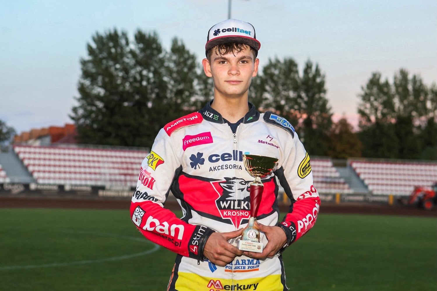 Fabian Brożyna z 3. miejscem w Pucharze GKSŻ 500R w Ostrowie