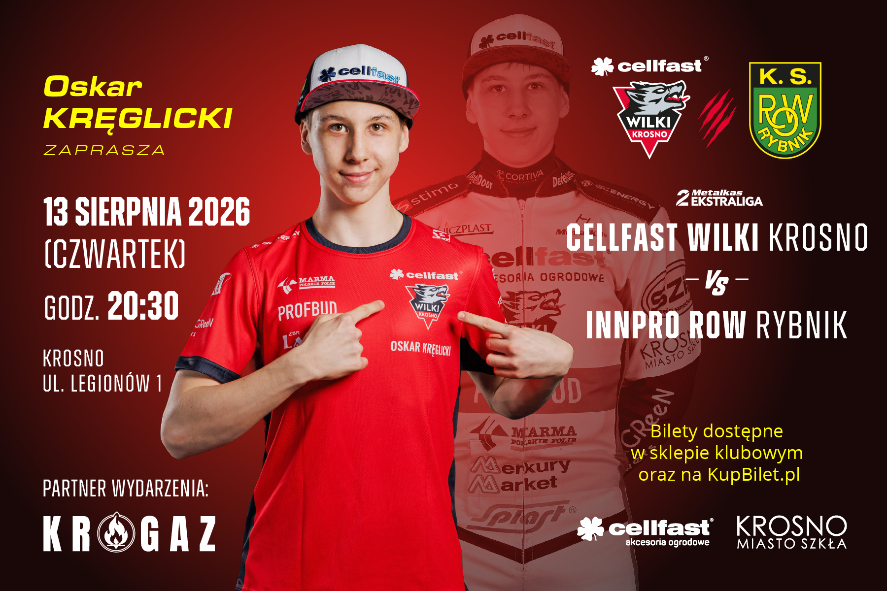 Informator meczowy – Cellfast Wilki Krosno vs. Innpro ROW Rybnik