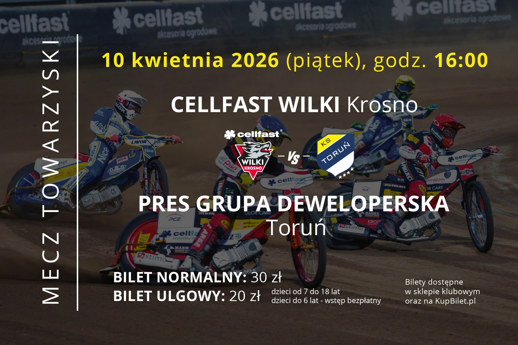 Towarzyskie starcie z mistrzem Polski już 10 kwietnia w Krośnie!