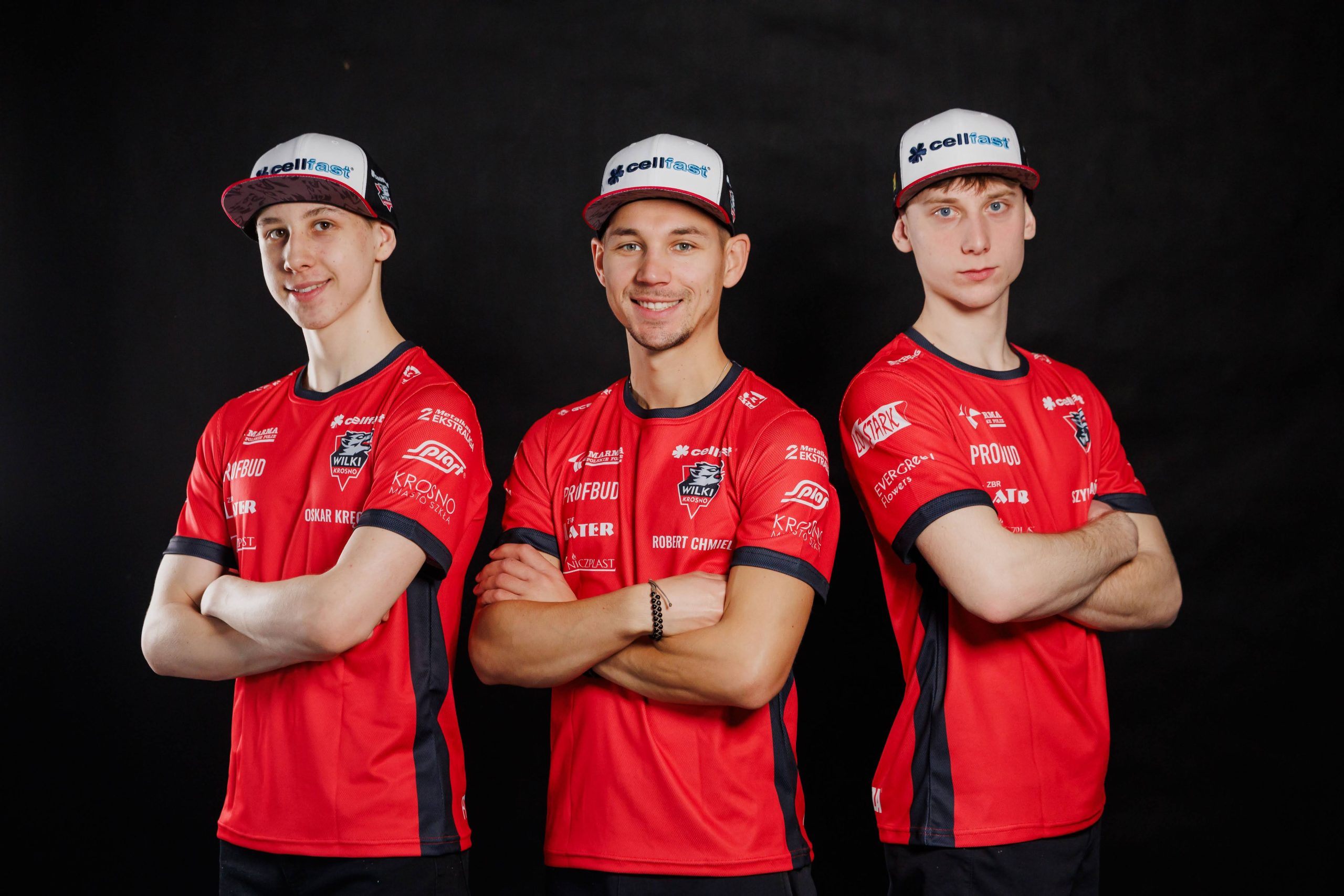 Sesja fotograficzna teamu Cellfast Wilki Krosno 2026 – T-shirt
