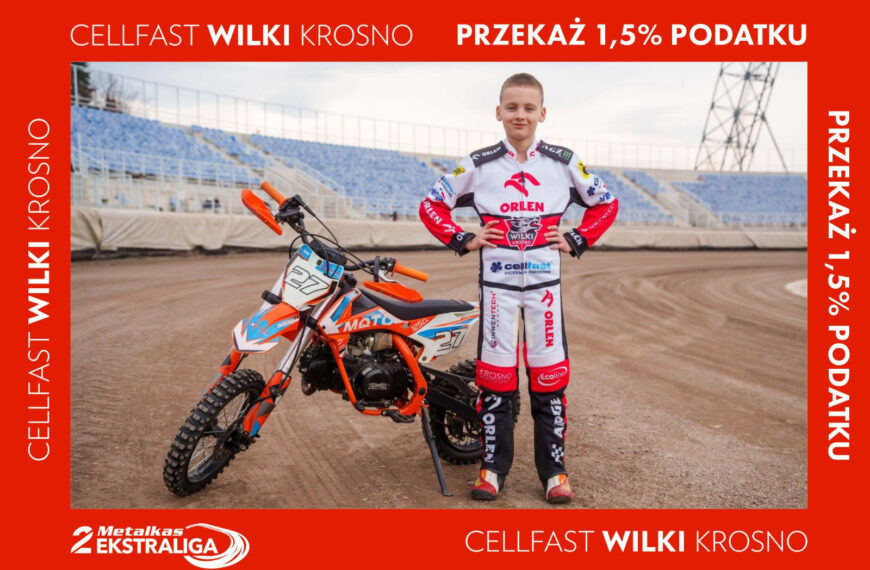 Przekaż 1,5% podatku na szkolenie żużlowych adeptów!