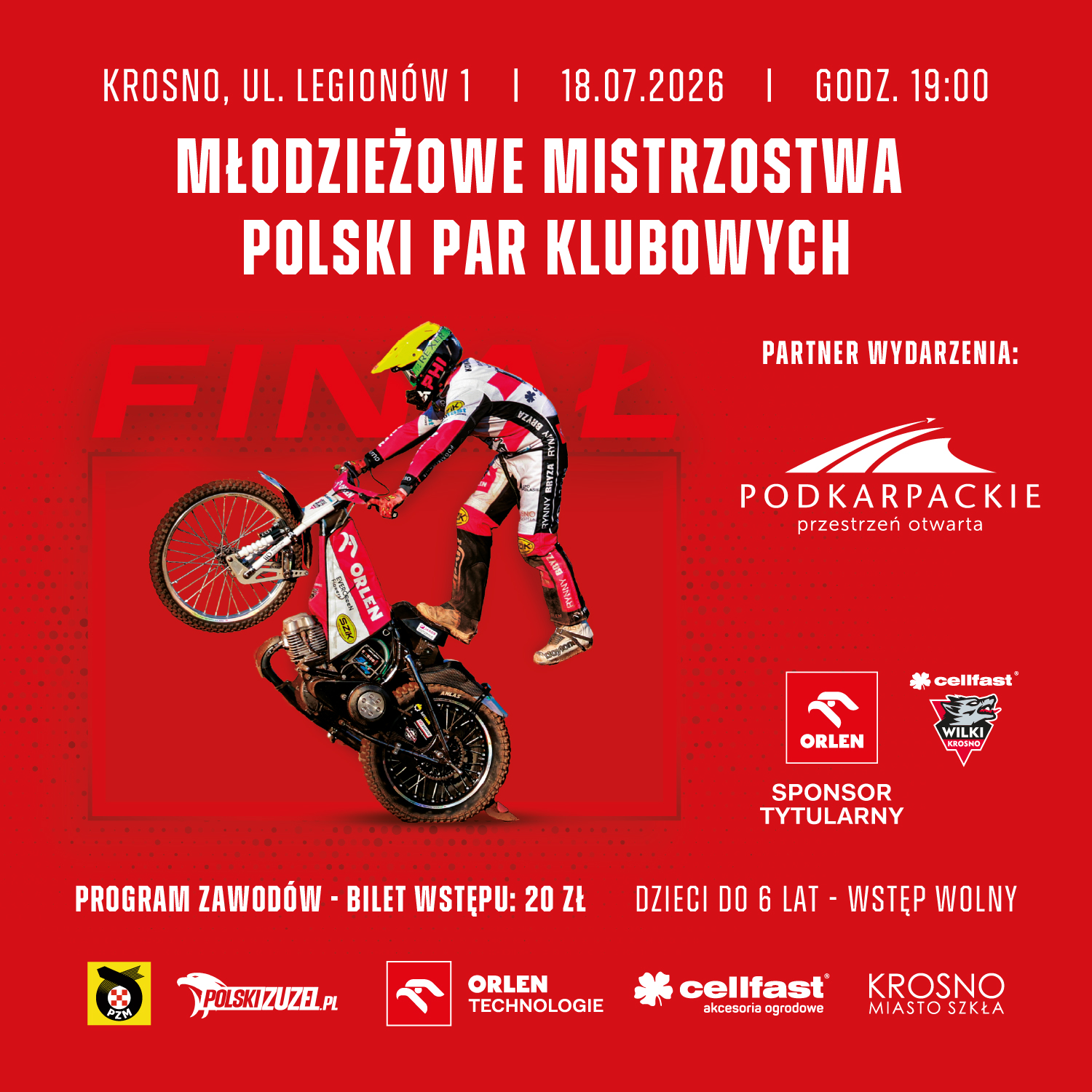 Finał Młodzieżowych Mistrzostw Polski Par Klubowych w Krośnie już 18 lipca!